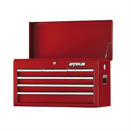 Waterloo 26 Tool Chest With Ball Bearing Slides Red WCH-266RD